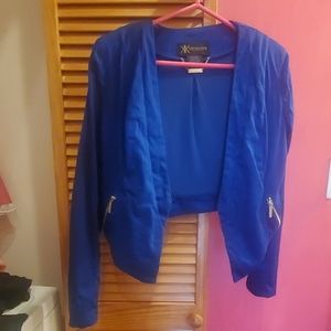 Blue Kardashian blazer